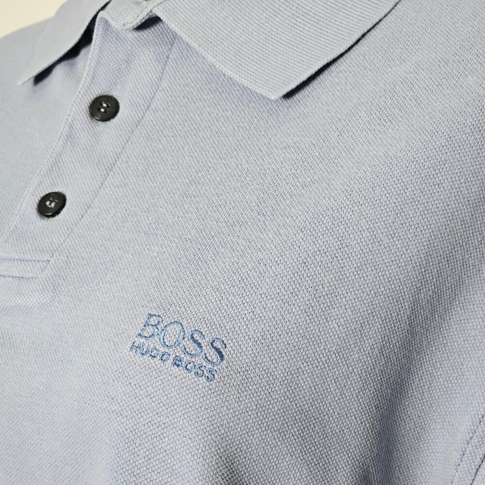 Hugo Boss XXL Classic Polo Shirt in Light Blue - Image 2