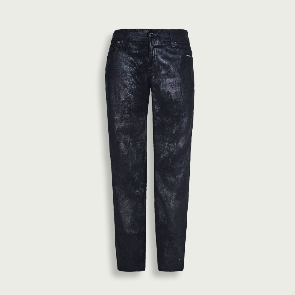 Armani Jeans low-rise skinny velour jeans - Image 2