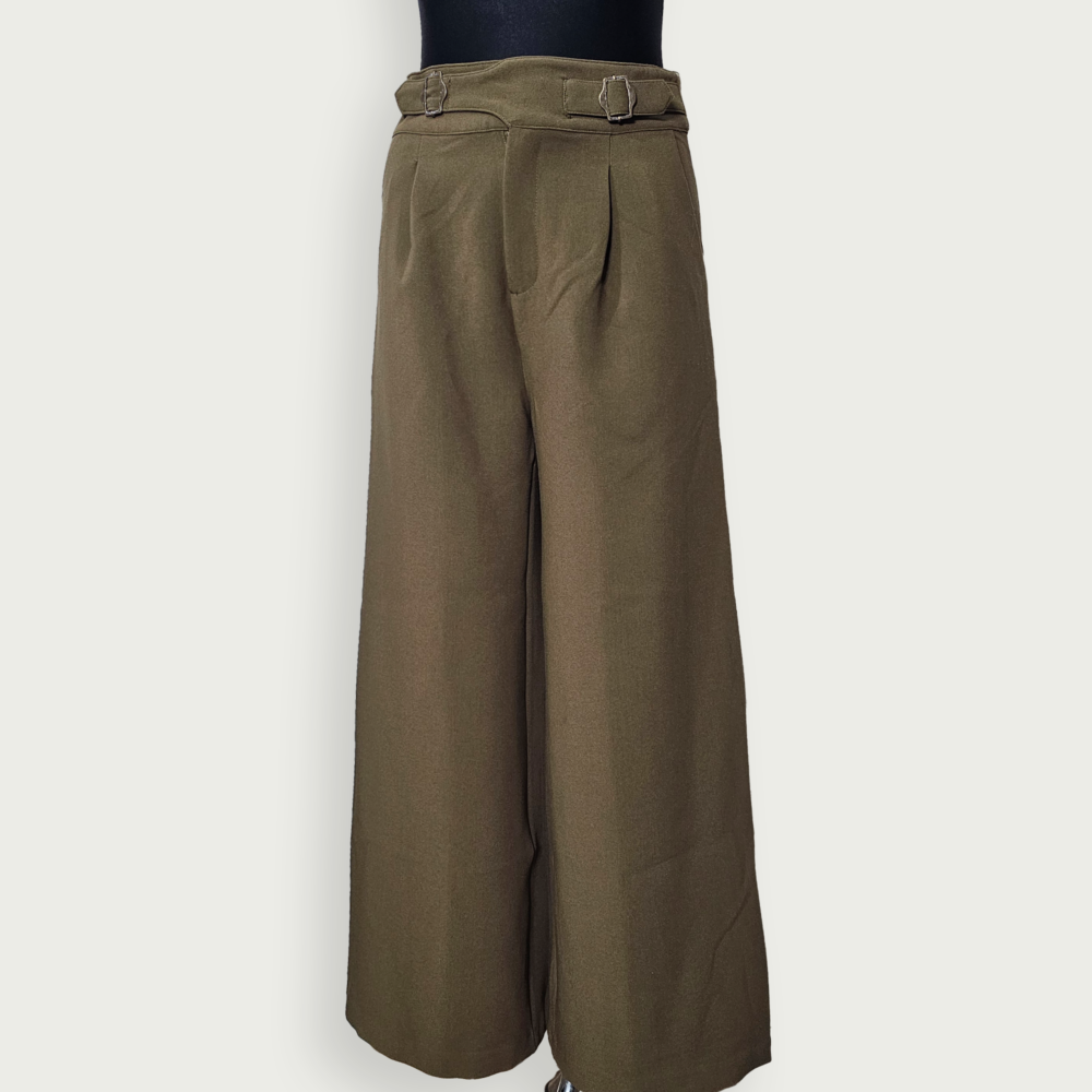 Kiabi wide leg khaki pants