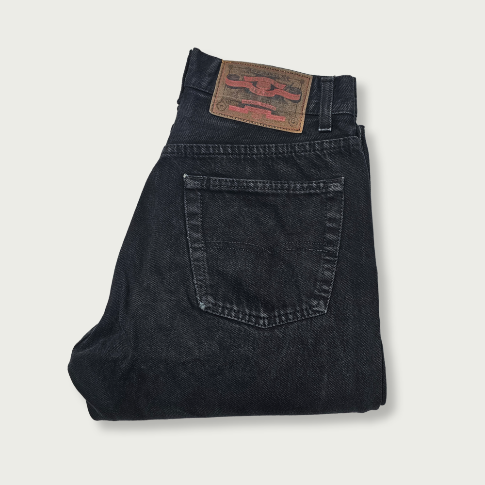 Crocker black high-rise straight jeans W31 L34