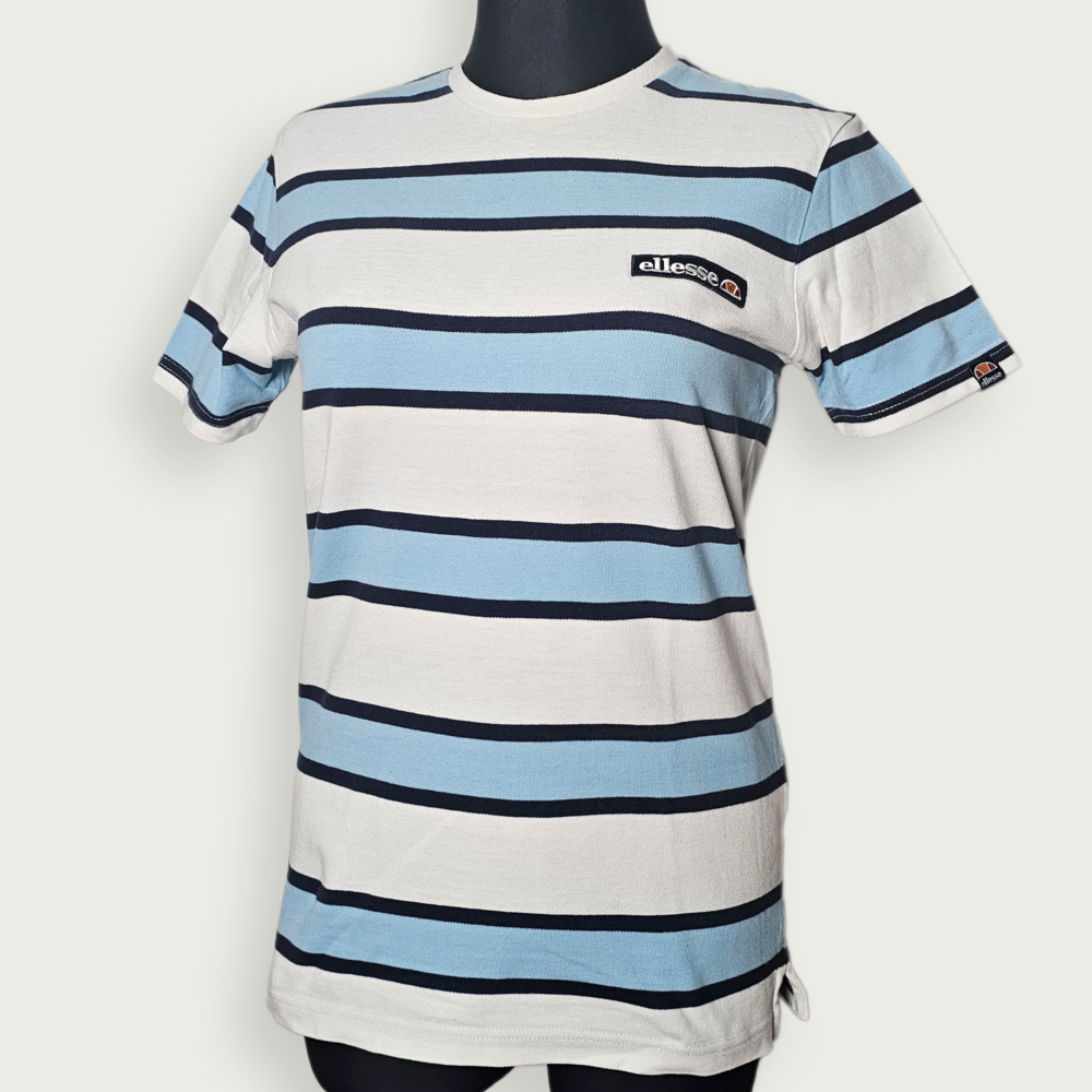 Ellesse Striped Cotton T-Shirt