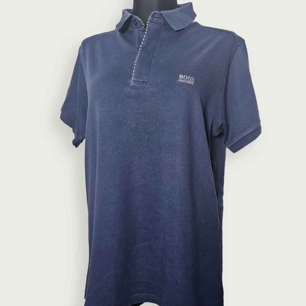 Hugo Boss dark blue polo shirt