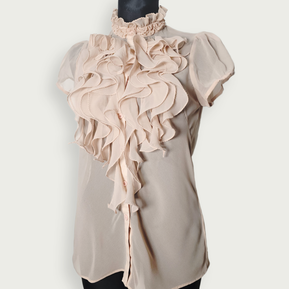 Saint-Tropez ruffled blouse