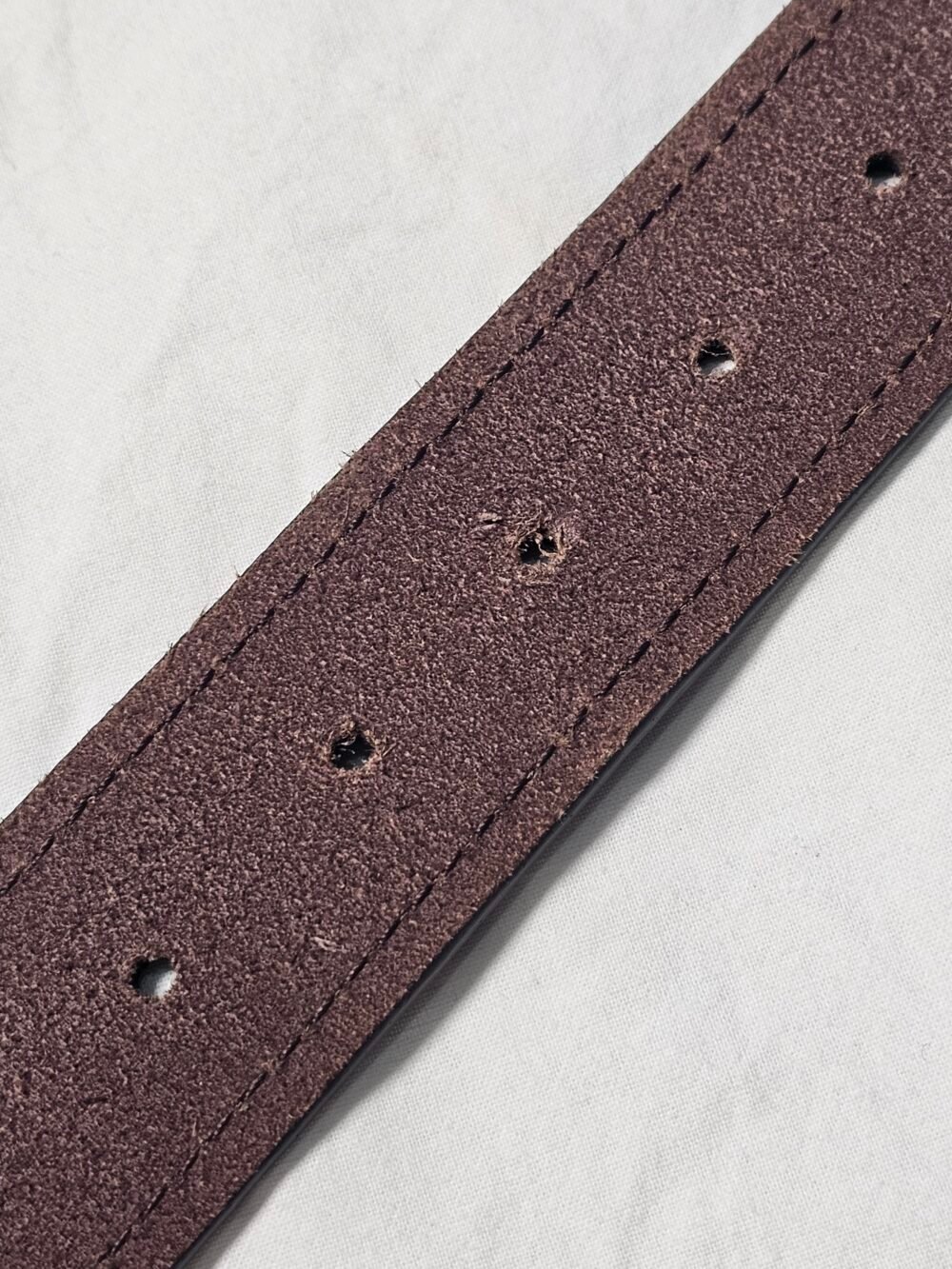 Handcrafted Studded Brown Leather Belt - Image 2