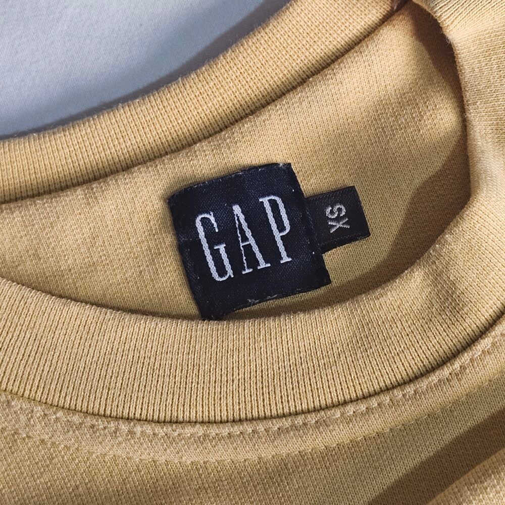 GAP Logo Sweatshirt in Yellow - Image 4