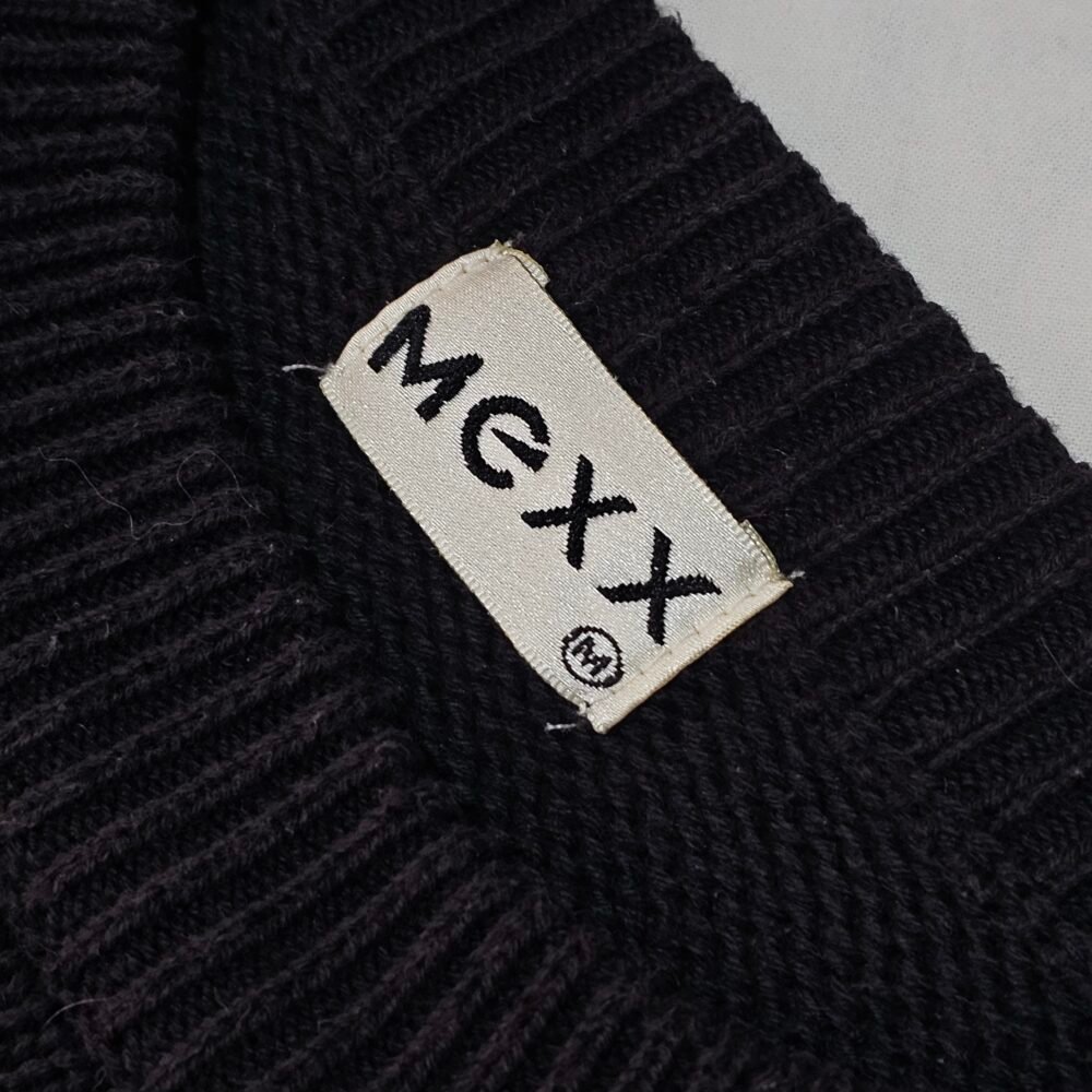 Mexx Black, White & Red Embroidered Cotton Sweater - Image 2