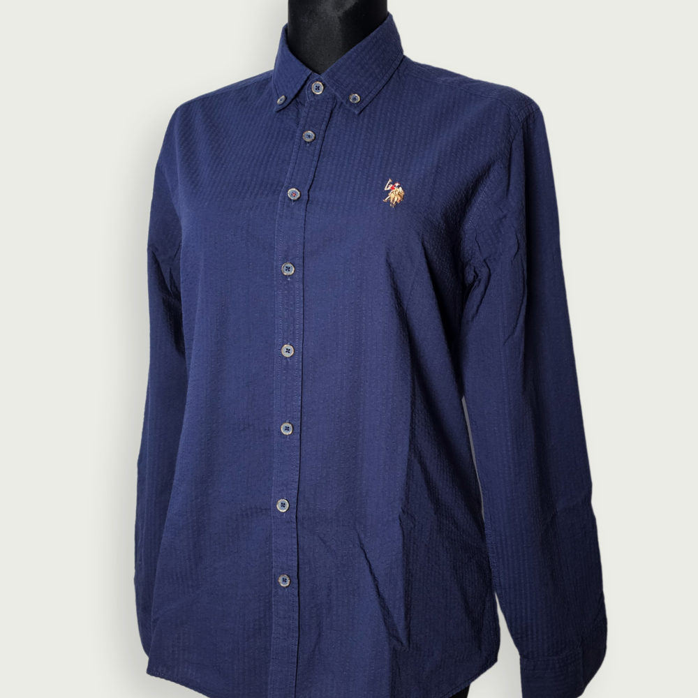 U.S. Polo Assn. Navy Blue Cotton Shirt